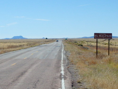 GDMBR: Heading west on NM-117.
